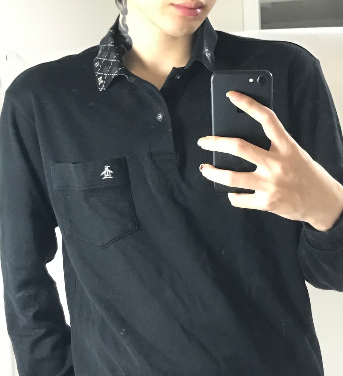 Vintage Black Pocket Polo 상품이미지1