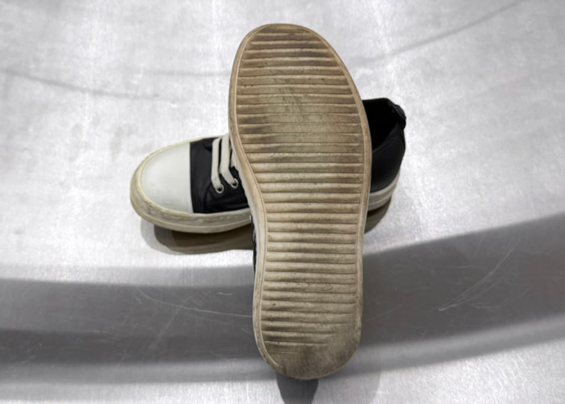 릭오웬스 레더 라몬즈 로우 36사이즈 상품이미지5