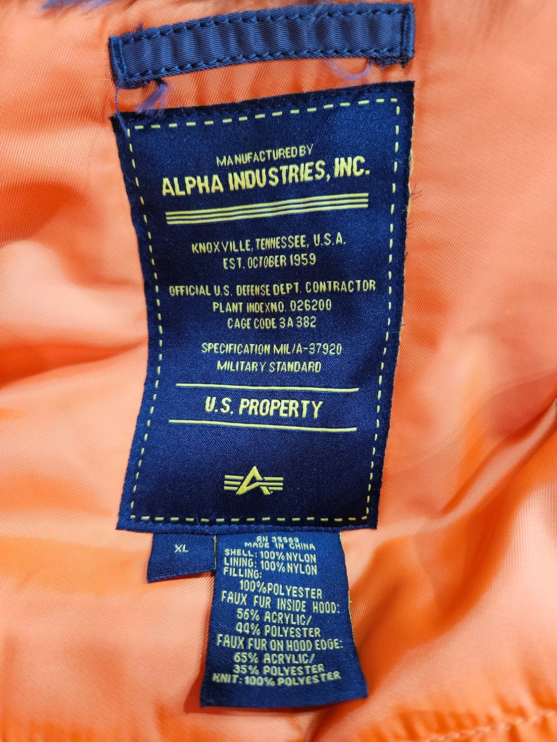 알파인더스트리 다크그레이 유광 남성 105 야상점퍼 패딩  상품이미지3