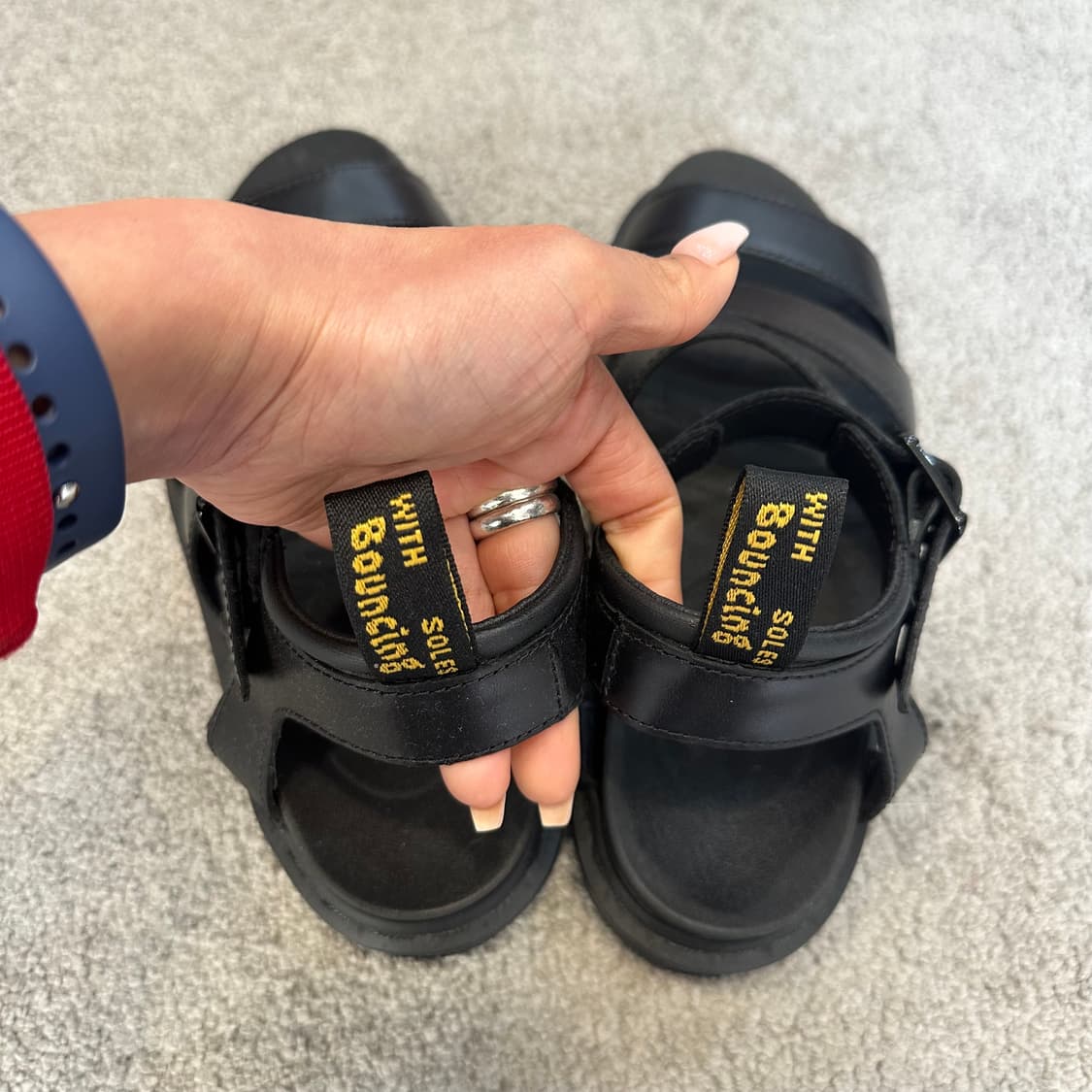 닥터마틴 블레어 블랙 블란도 가죽 스트랩 샌들240 상품이미지3