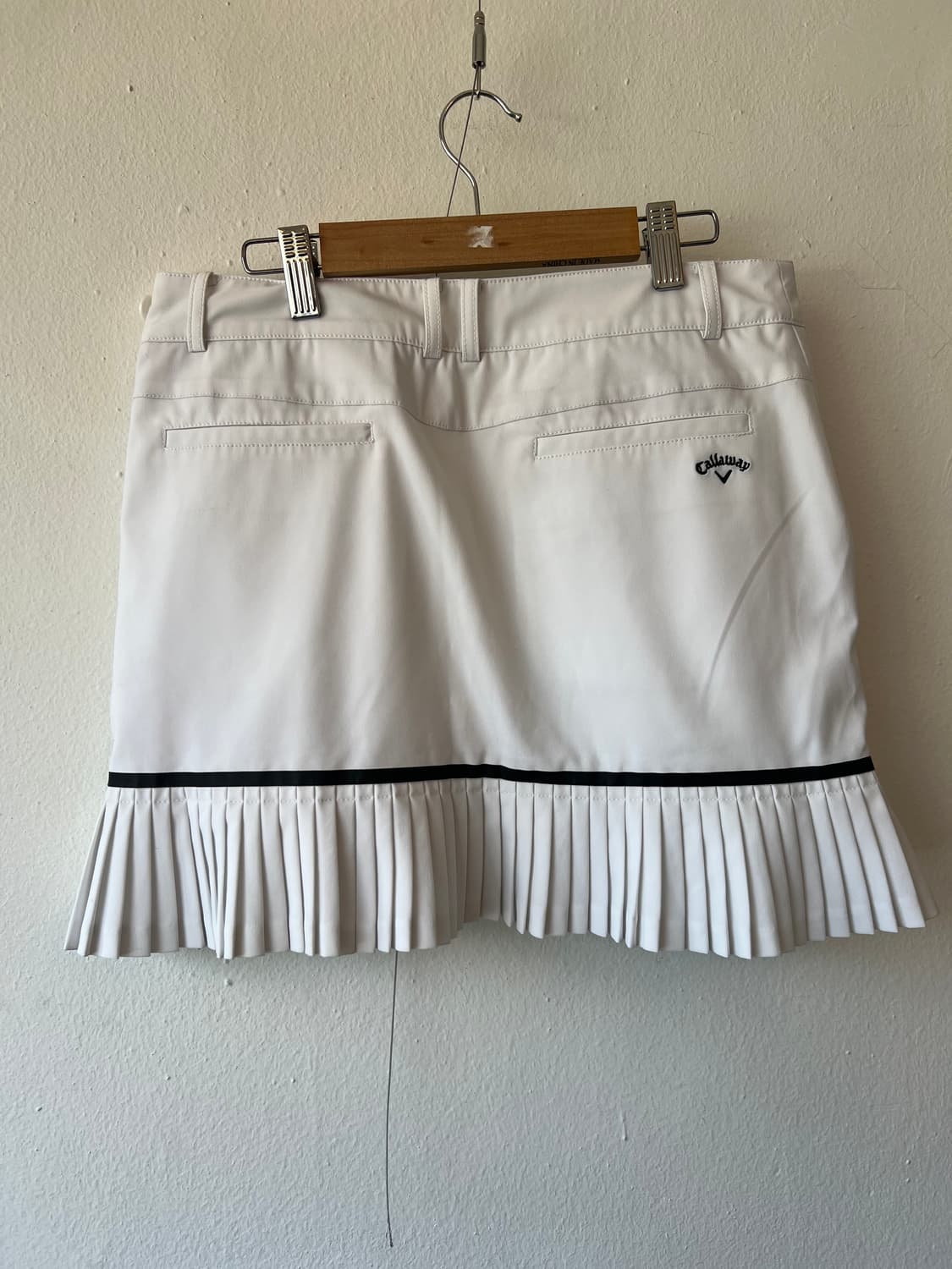캘러웨이 여성 아이보리 골프팬츠 골프치마바지 상품이미지2