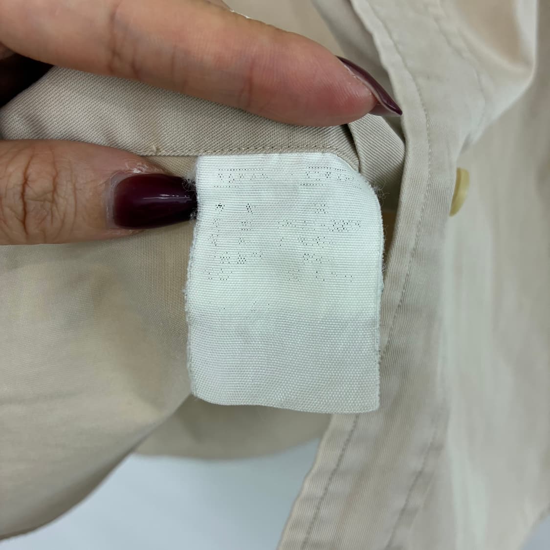 폴로 랄프로렌 00s 베이지 코튼 반팔 셔츠 남방 상품이미지6