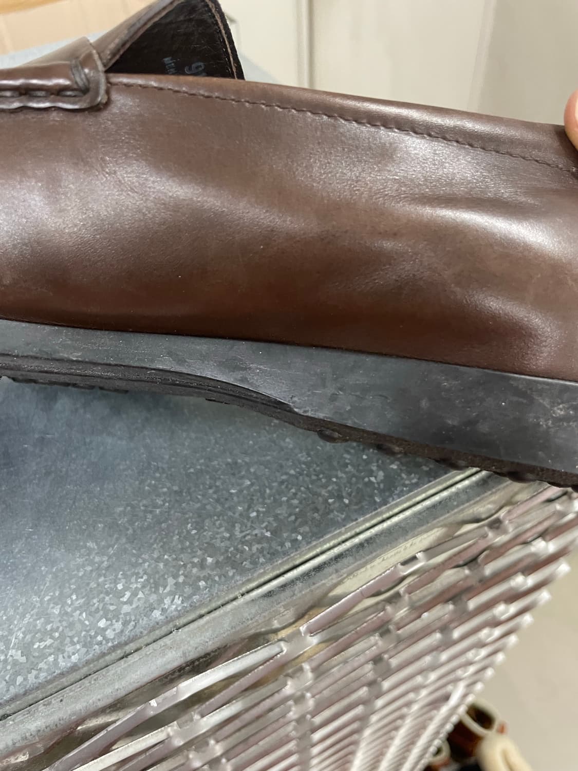 토즈 레더 로퍼 브라운 9.5 (gr-4446) 상품이미지9