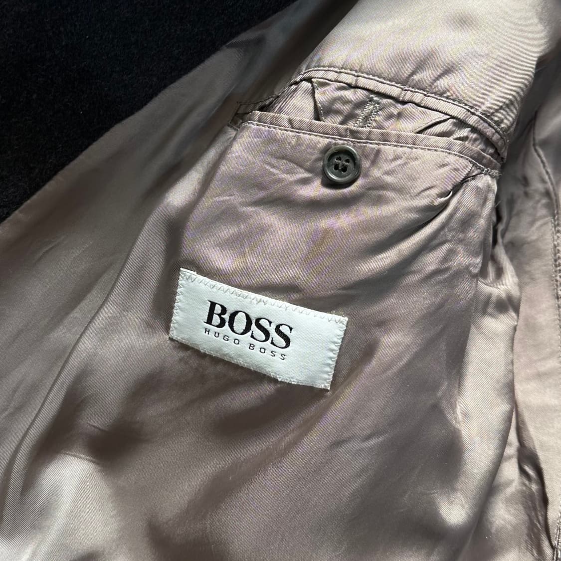 휴고보스 울 그레이 더블 코트 (va.59) 상품이미지5