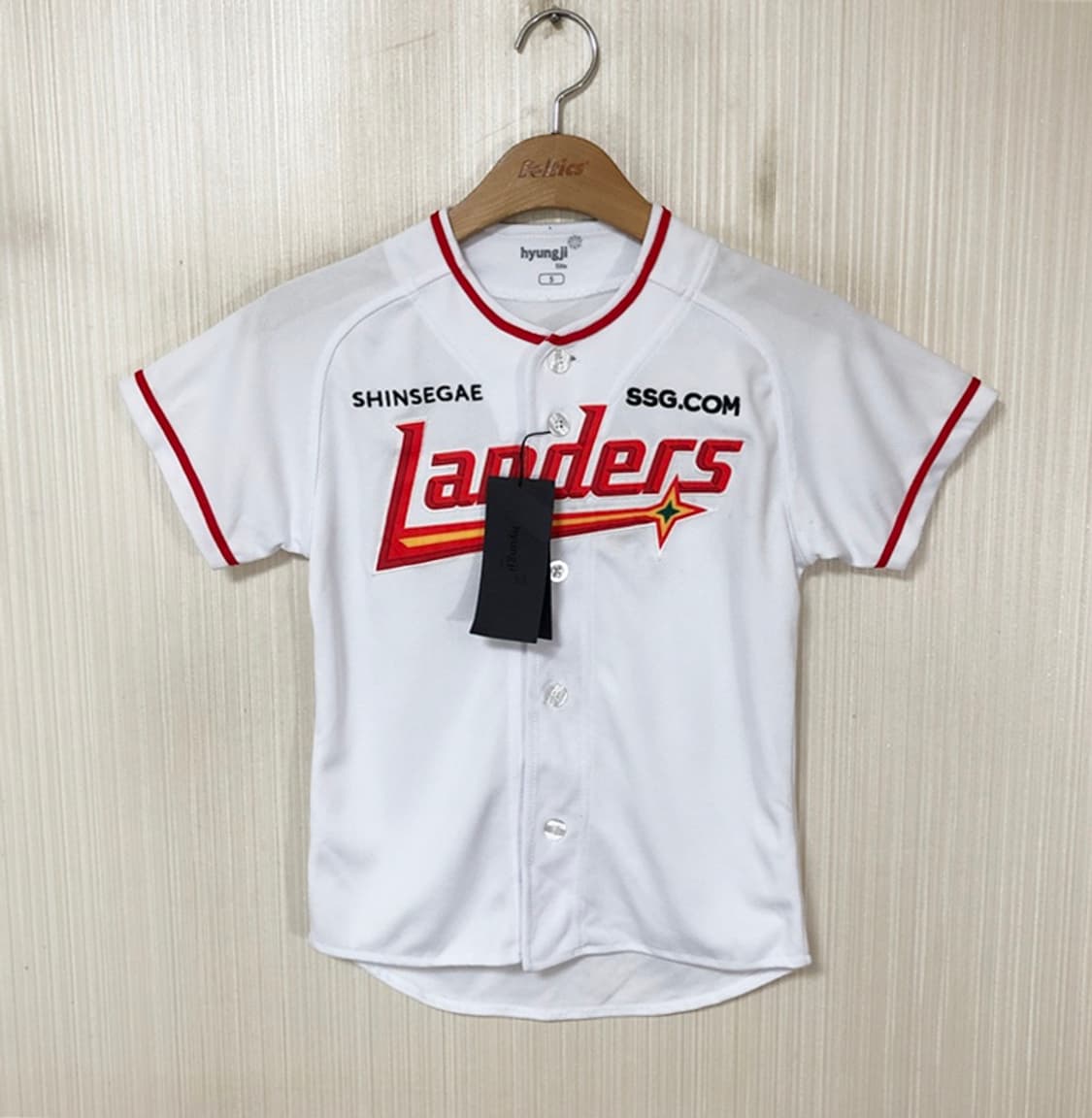 (아동) KBO SSG랜더스 홈유니폼/져지 5세 상품이미지1