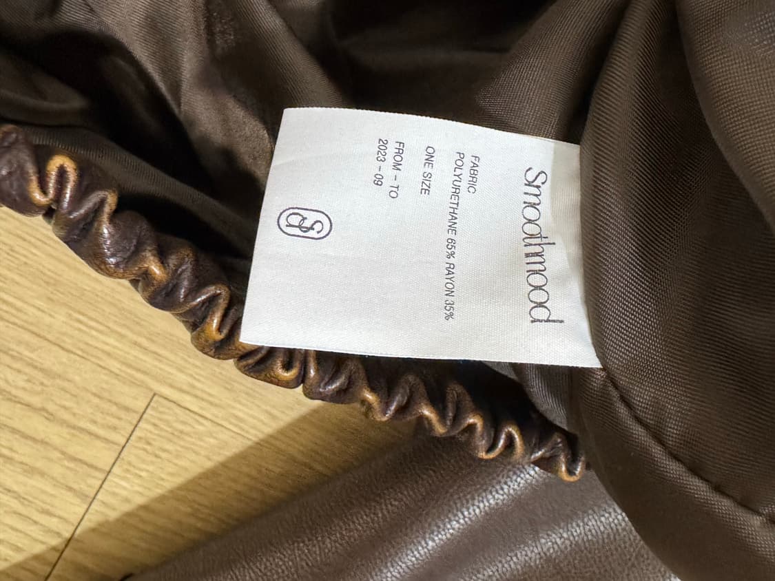 스무드무드 카펜더스 레더 자켓 브라운 OS 상품이미지7