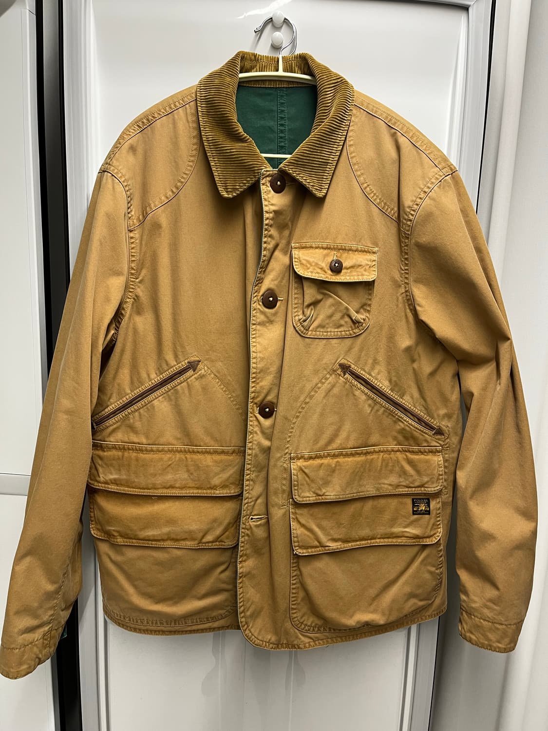 폴로 랄프로렌 컨트리 리버서블 모호크 캔버스 헌팅 자켓 L 상품이미지1