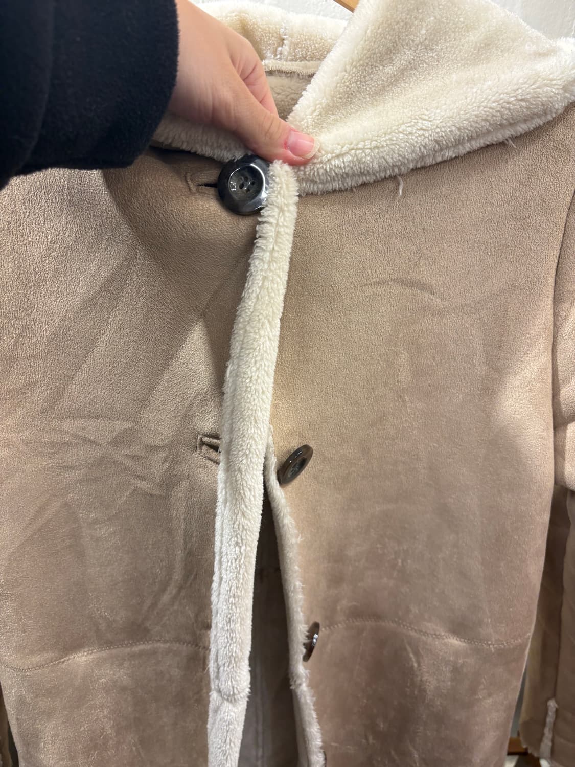 베이지코트 퍼코트 패치청바지 니트 울니트 빈티지세트 상품이미지4