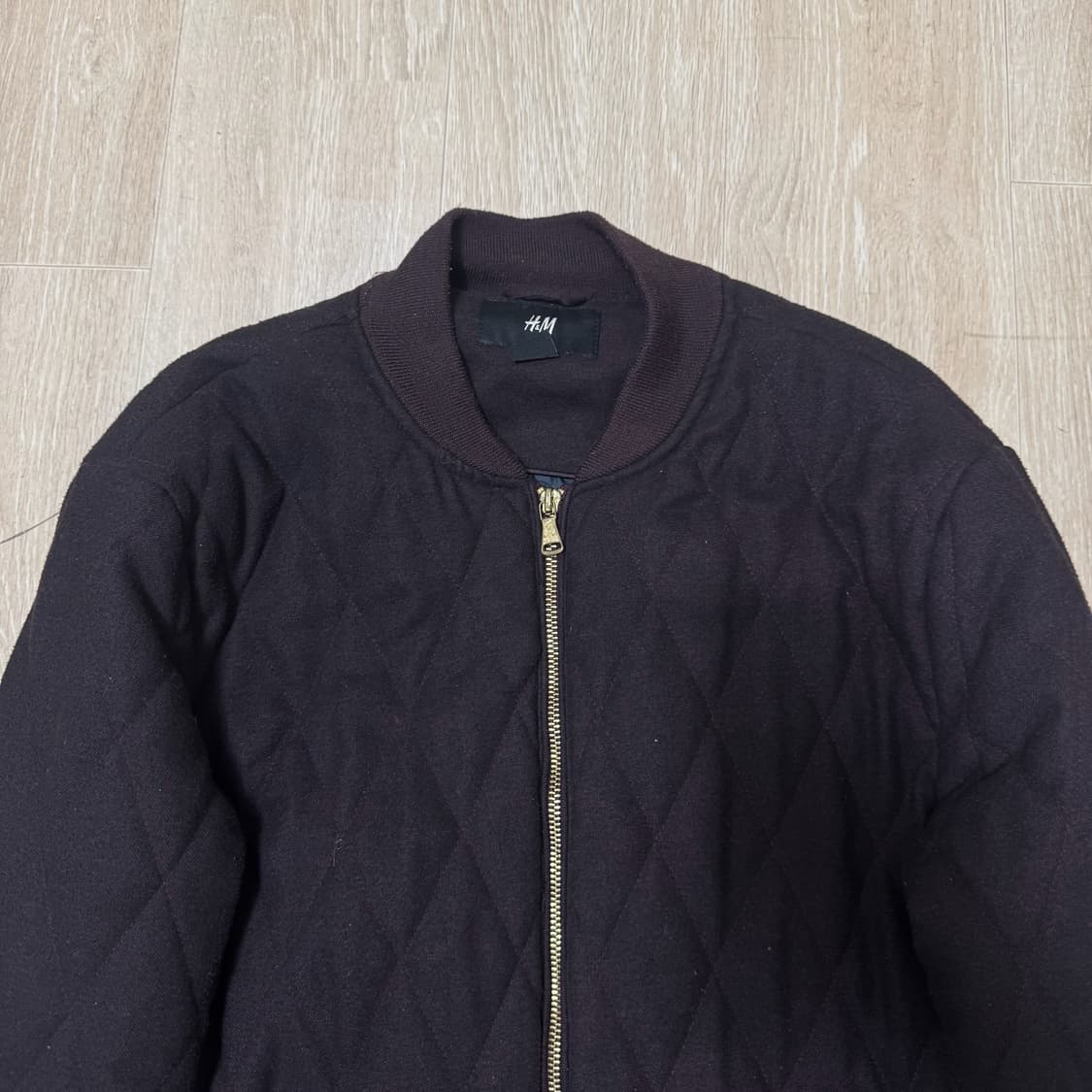 H&M 에이치앤엠 남성 모직 퀼팅자켓 S/90  상품이미지2