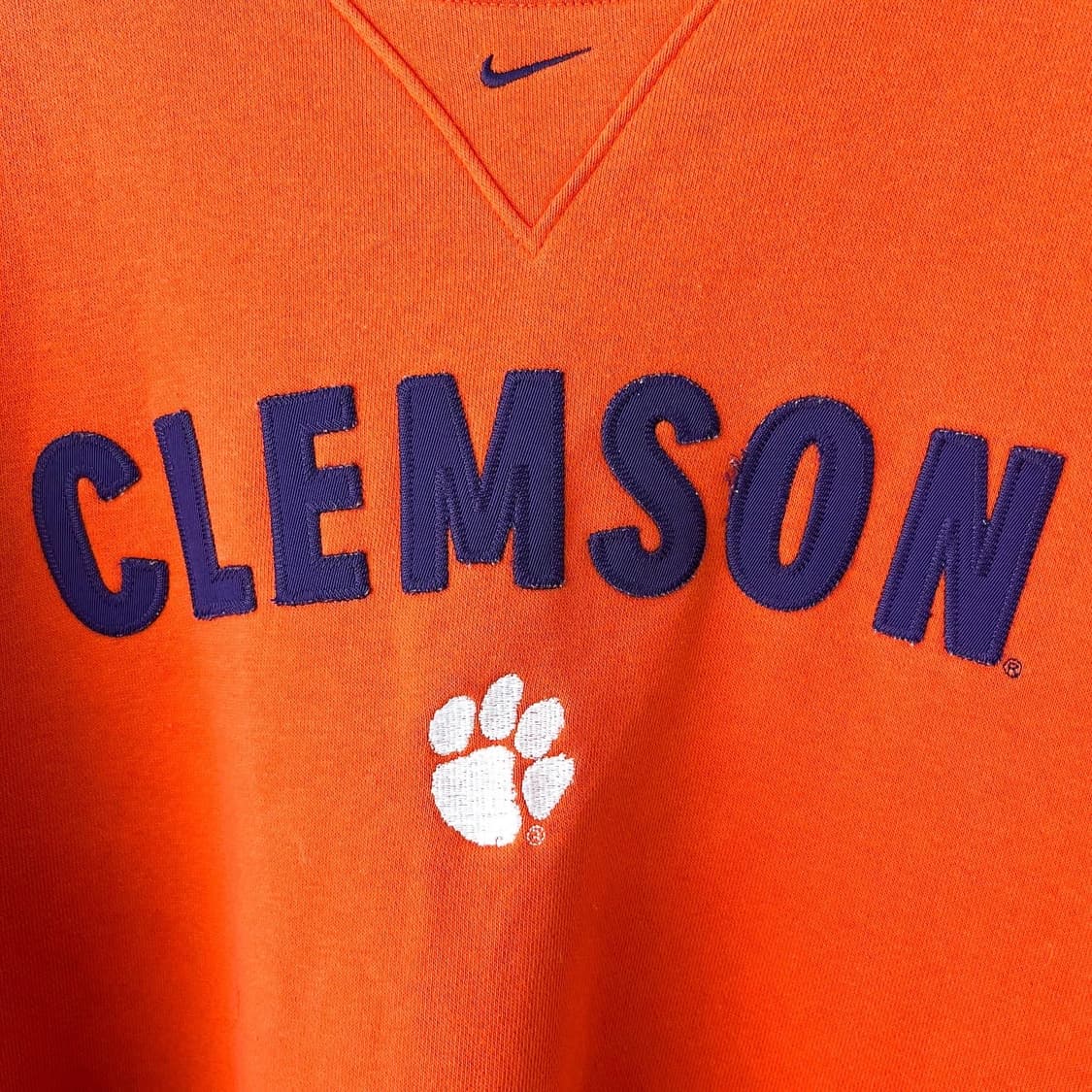 나이키 센터 스우시 NCAA 클렘슨 타이거즈 맨투맨 상품이미지5