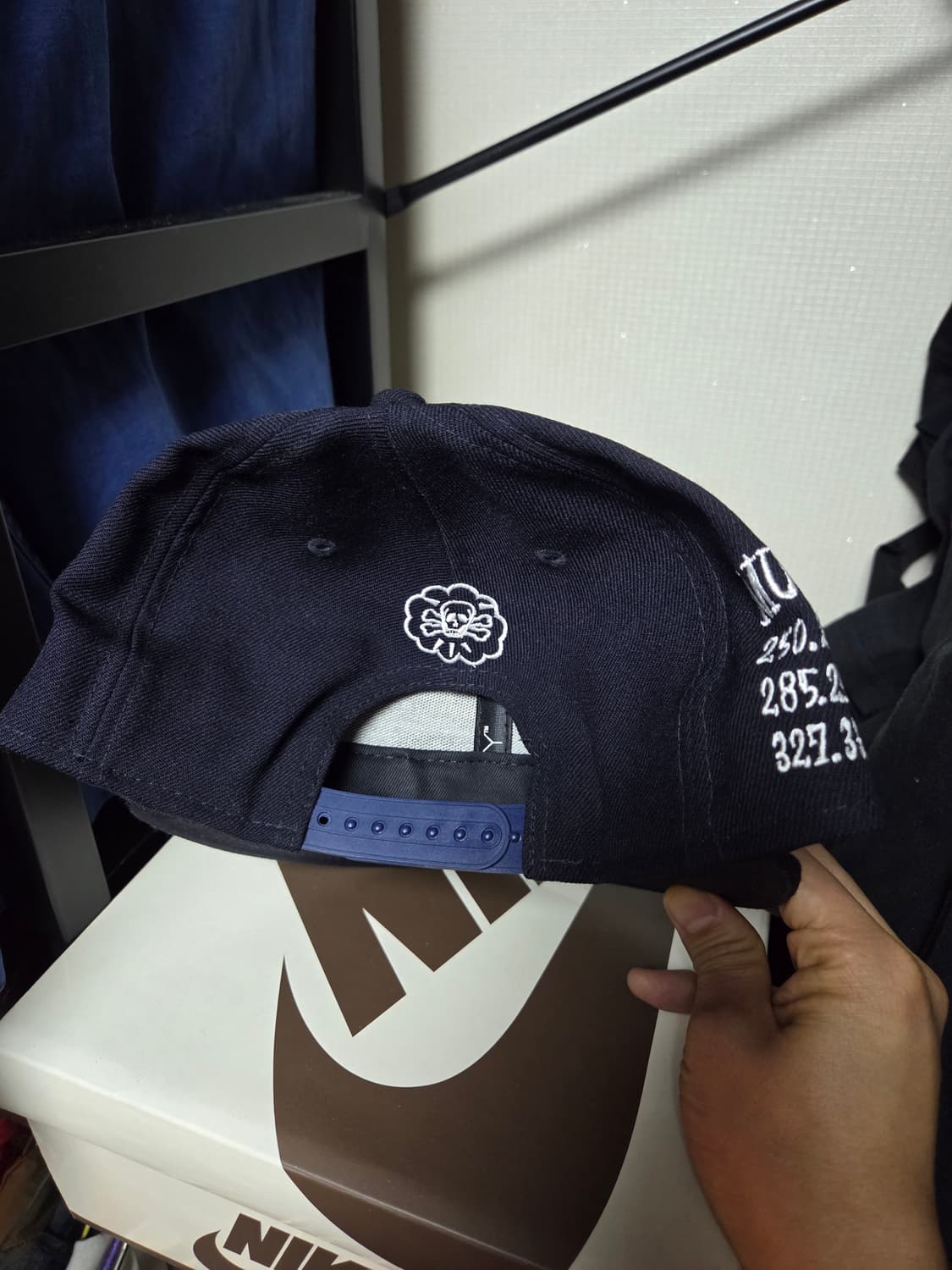 [ML] 뉴에라 무한도전 무한상사 한정판 스냅백 네이비 M-L 상품이미지5