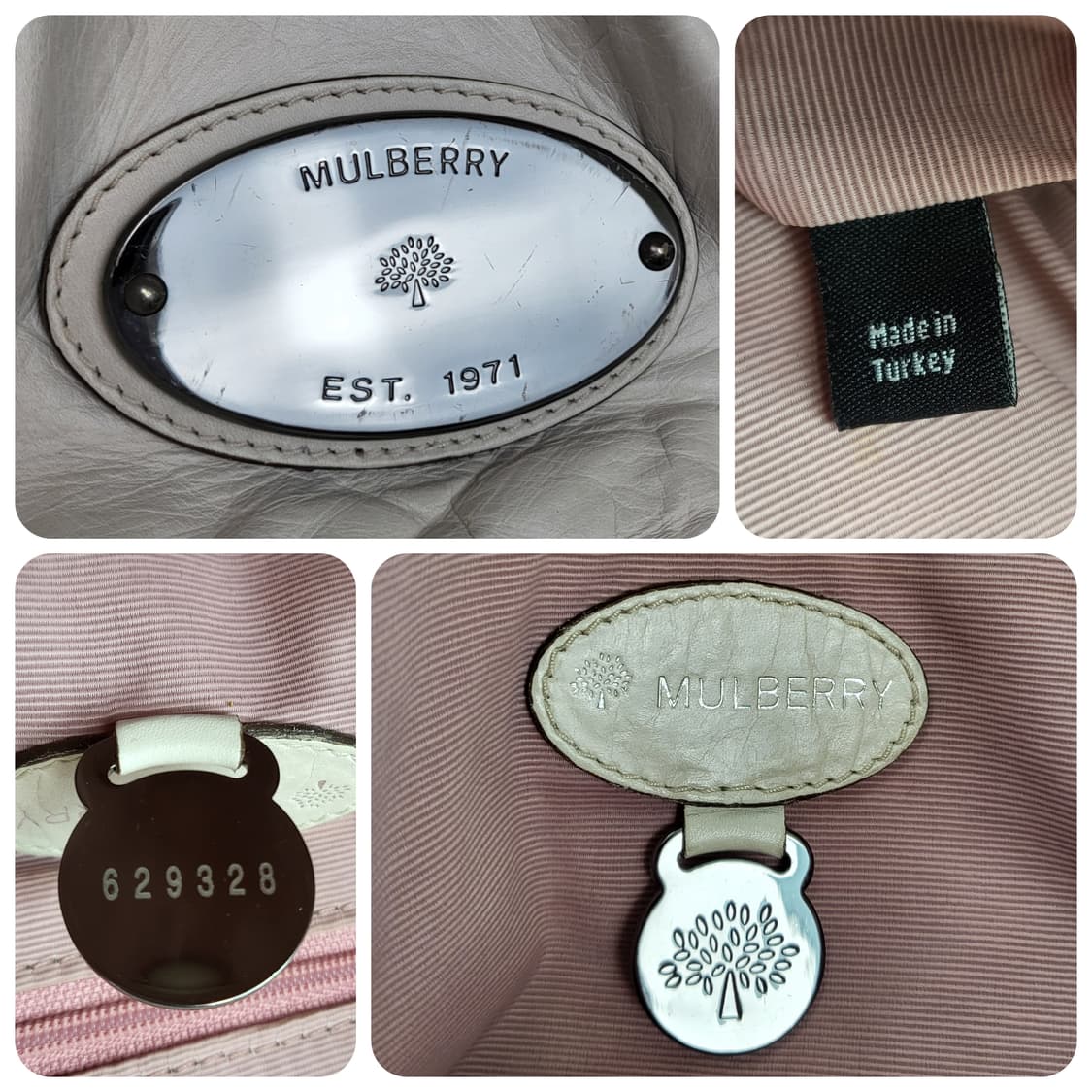 정품 멀버리 록산느 A4 램스킨 토트/숄더백 상품이미지9