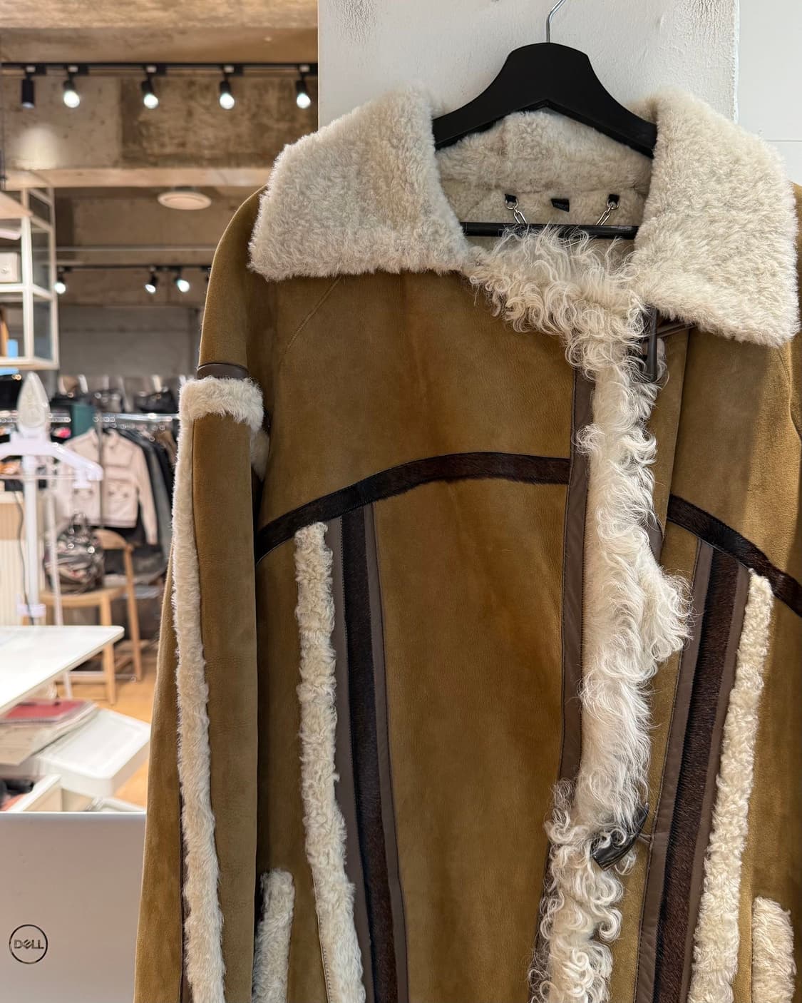 벨스타프 브라운 쉽스킨 무스탕 코트  상품이미지4