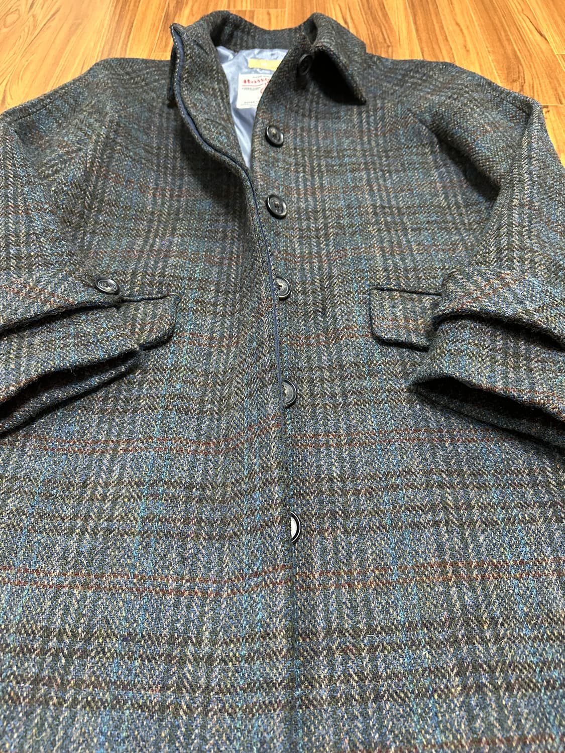 빈폴x해리스 트위드 헤링본 싱글코트 90(M) 상품이미지6