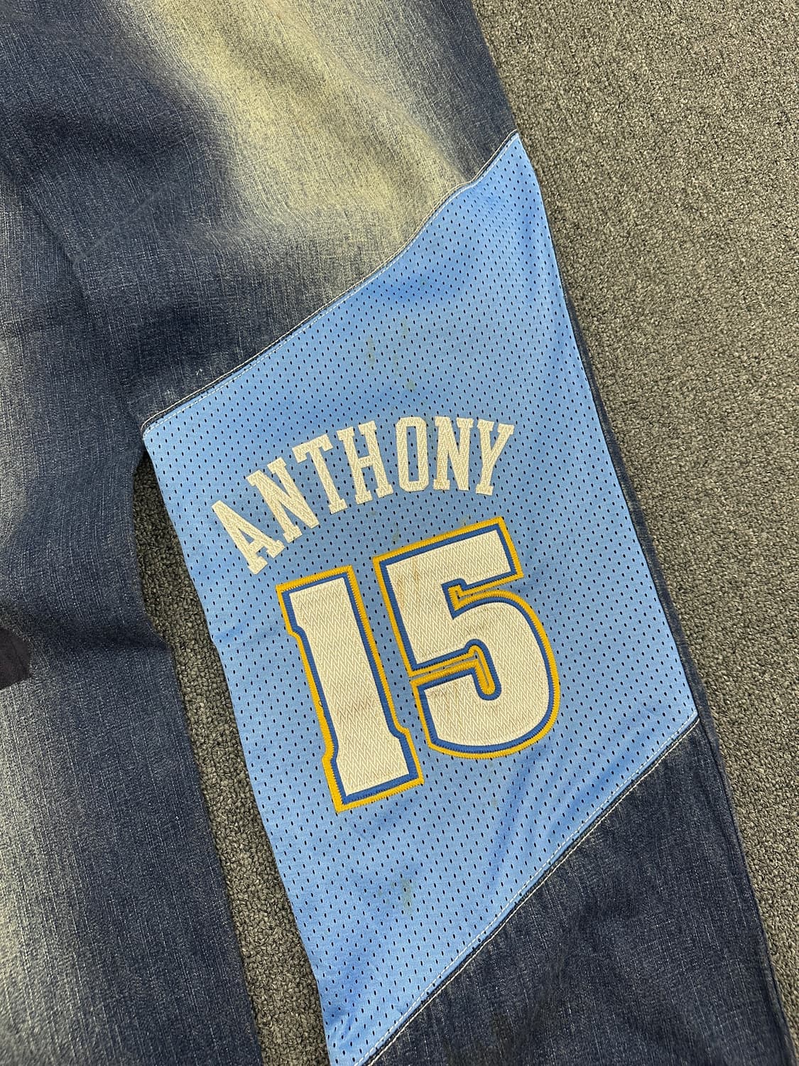 38) UNK NBA 덴버 와이드 힙합 데님팬츠 빅사이즈 상품이미지10