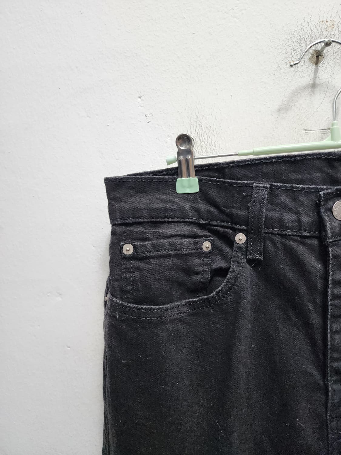 리바이스 502 블랙진 청바지 상품이미지3