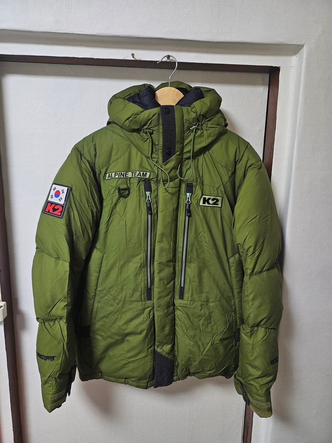 K2 코볼트 대장패딩 90(95)사이즈 올리브 그린 상품이미지1