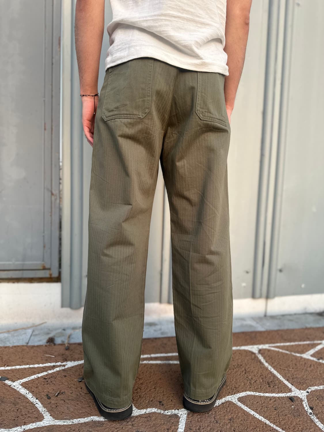 무인양품 헤링본 트윌 퍼티그 팬츠 상품이미지5