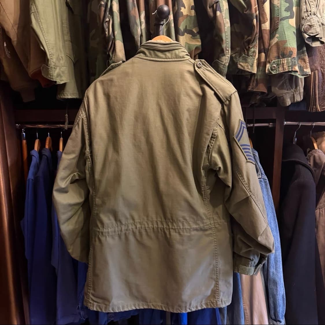 U.S ARMY M65 빈티지 오리지널 필드 자켓 표기 사이즈 - ML 상품이미지3