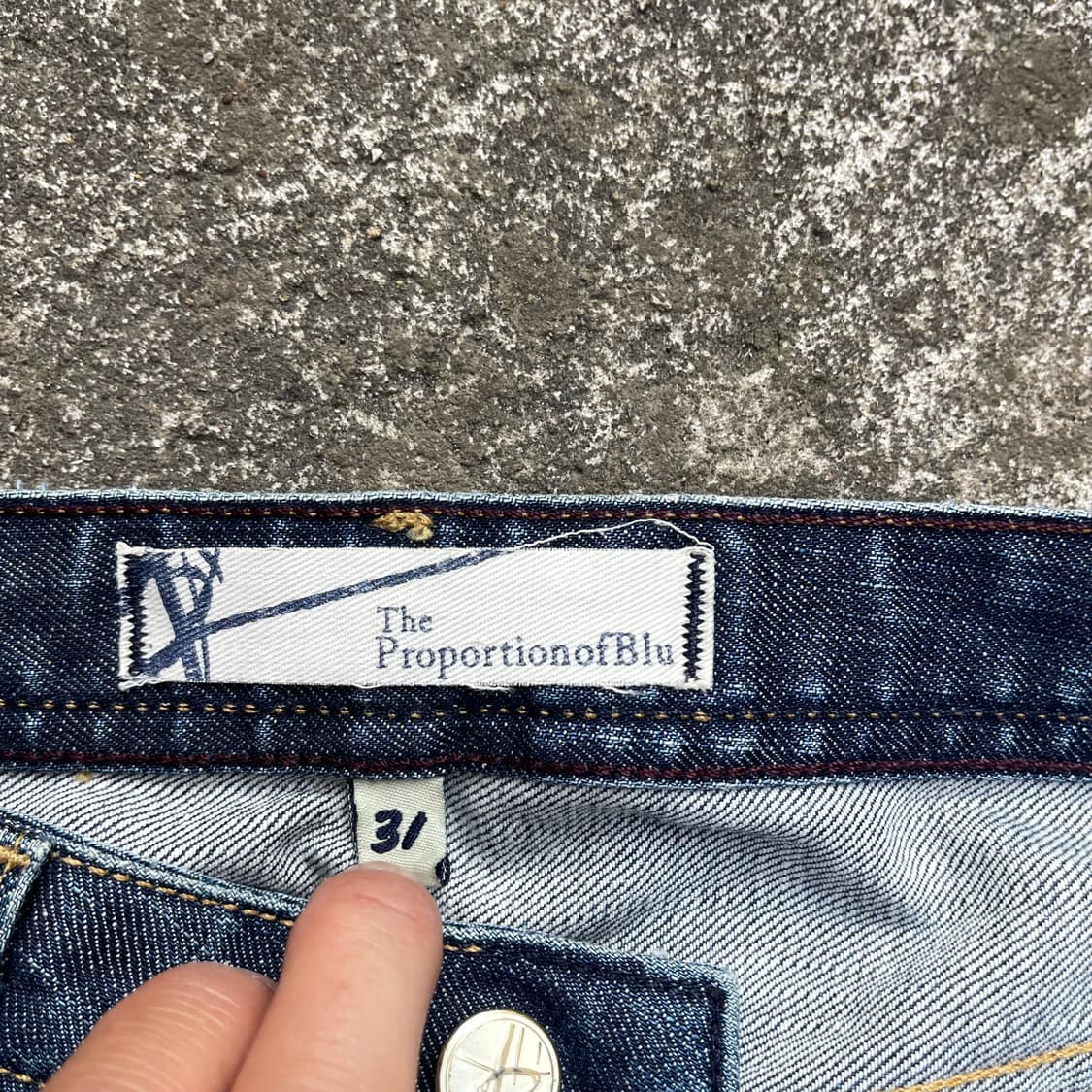 TheProportionofBlu 빈티지 데님팬츠 made in USA 상품이미지7