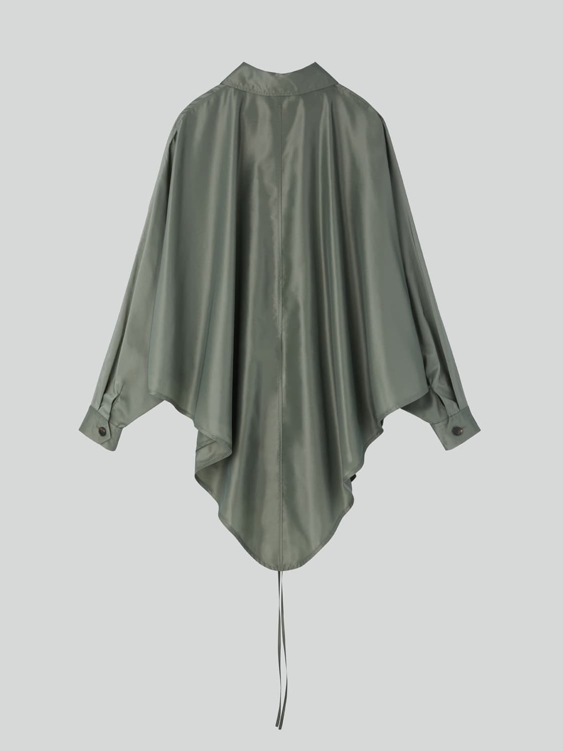 렉토 RECTO 오버사이즈 케이프 점퍼 자켓 라이트 카키 상품이미지6