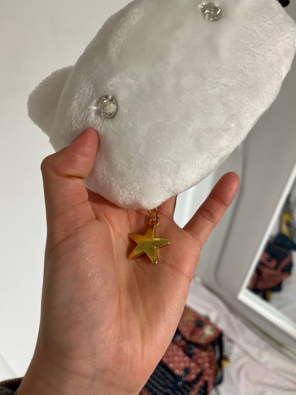 츠모리치사토 화이트 동전지갑 🐱 상품이미지7