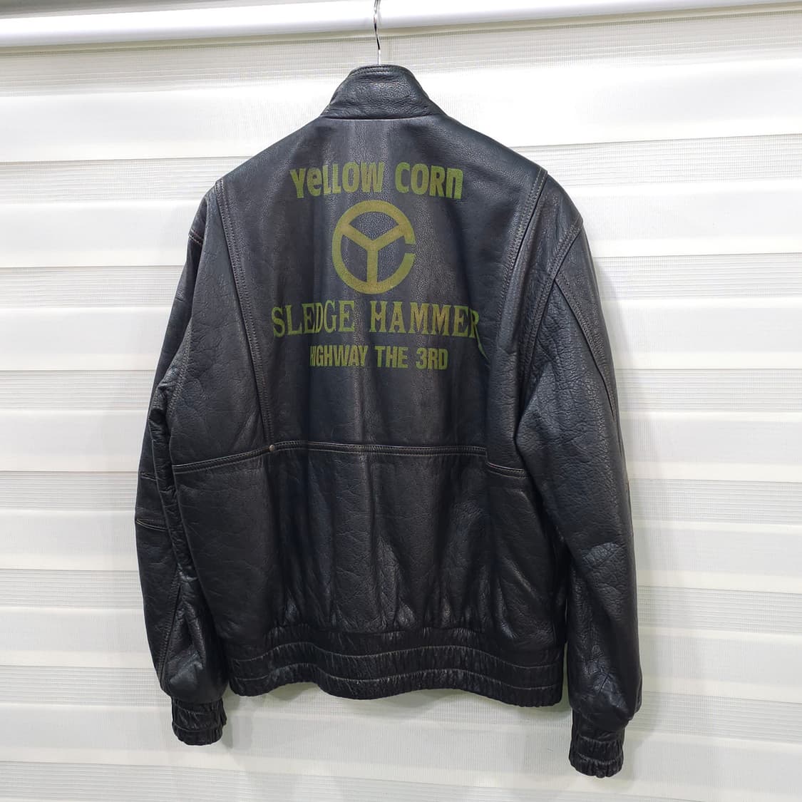 빈티지 YELLOW CORN 레더자켓- M 상품이미지1