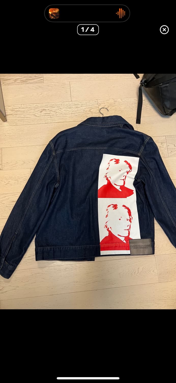 캘빈클라인 205w39nyc 앤디워홀 데님자켓 xl 라프시몬스 상품이미지2