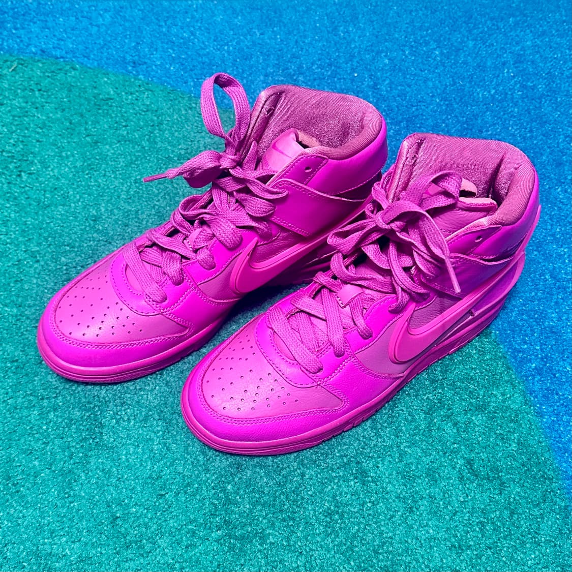 나이키 x AMBUSH 덩크 하이 핑크 240 상품이미지2