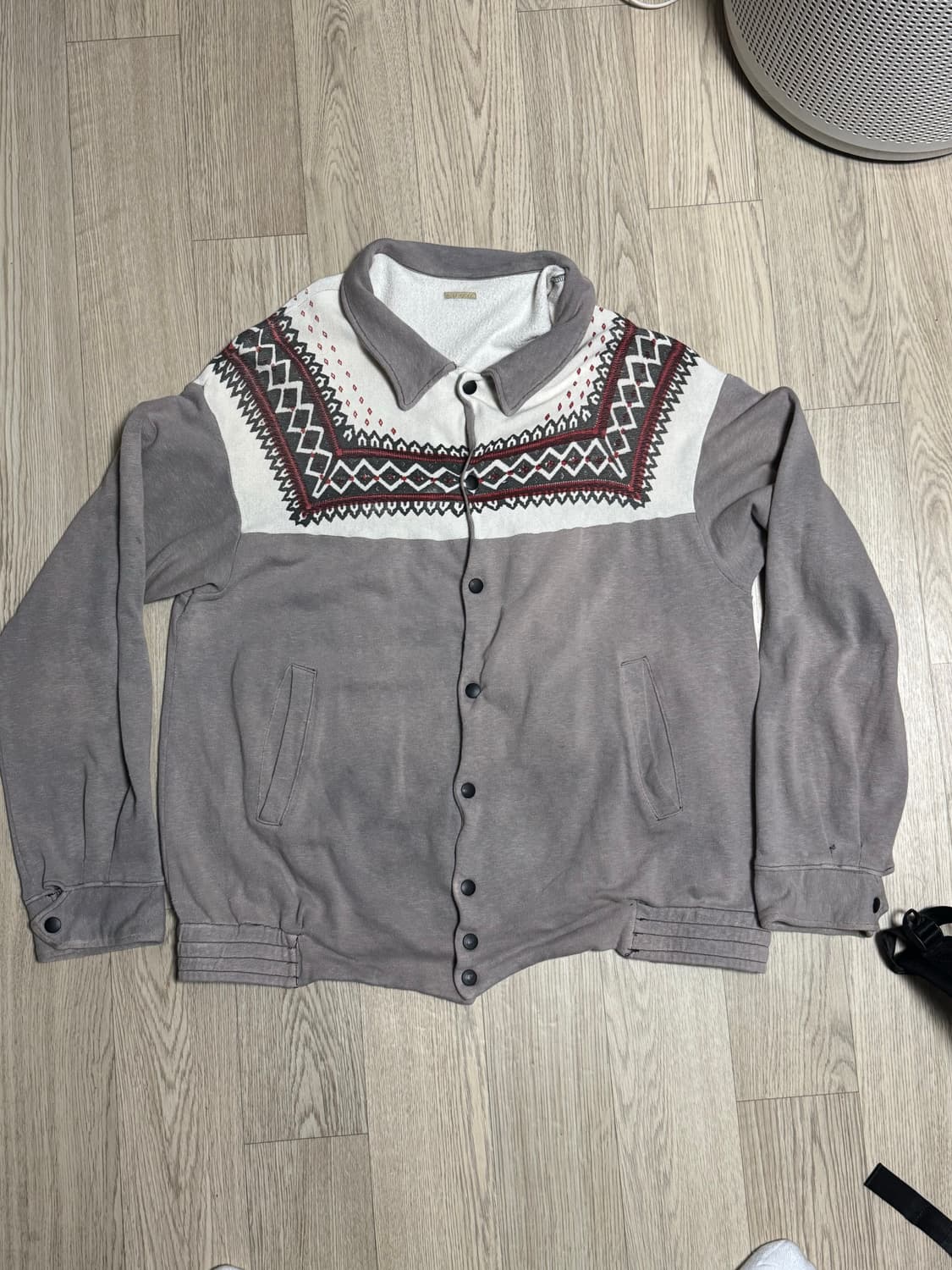 캐피탈 인디언 패턴 테리 스웻 셔츠 자켓 상품이미지1