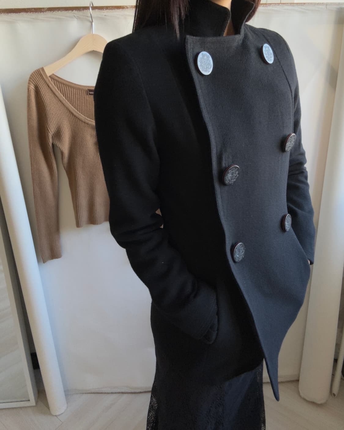 [VIVIENNE TAM] Cashemre Blend Coat 상품이미지2