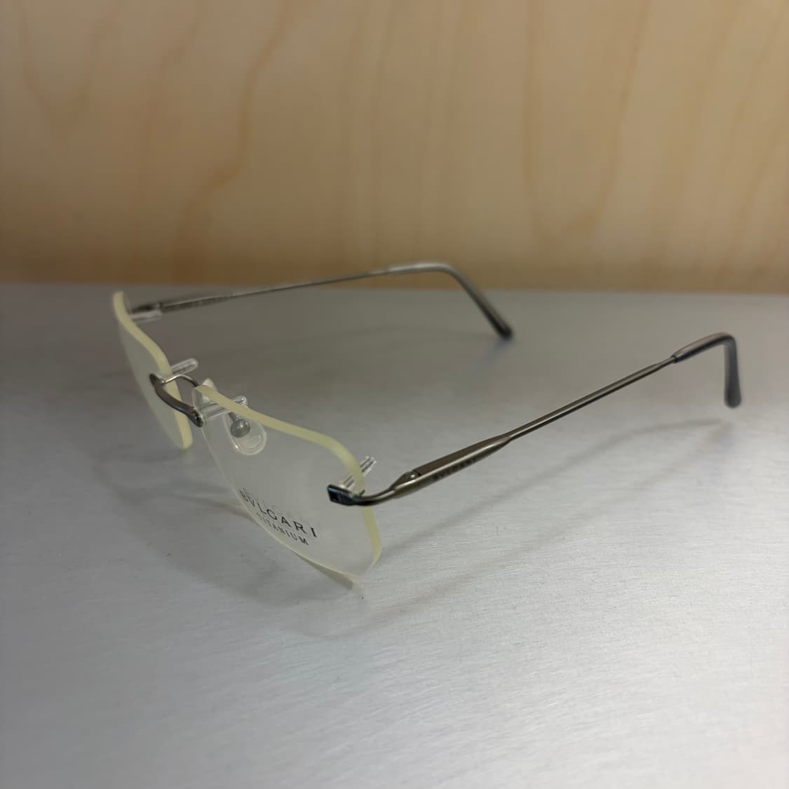 불가리(BVLGARI) BV 133-T 403 티타늄 럭셔리 무테 안경 상품이미지3