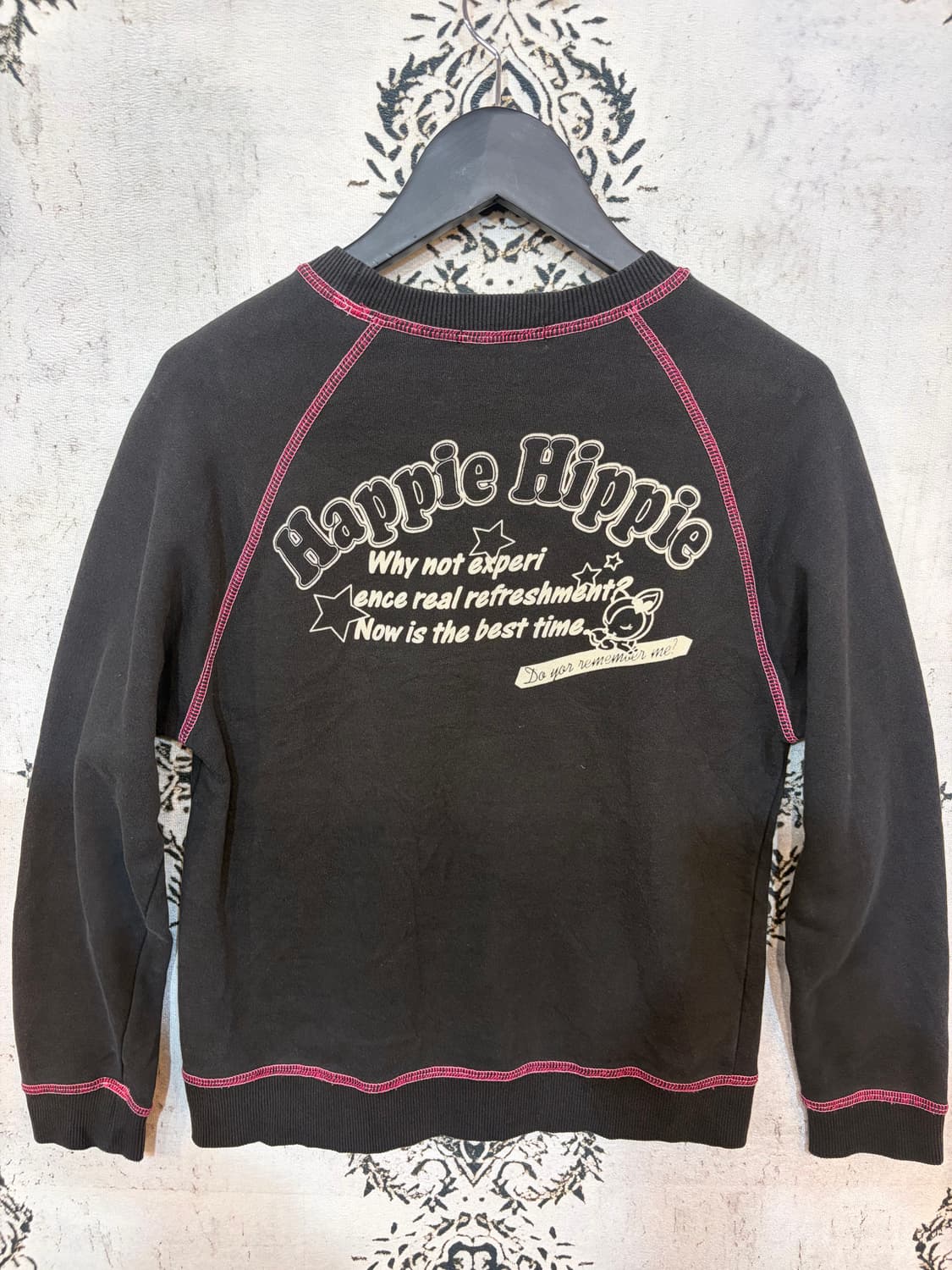 일본빈티지 happie hippie 키치 맨투맨 상품이미지9