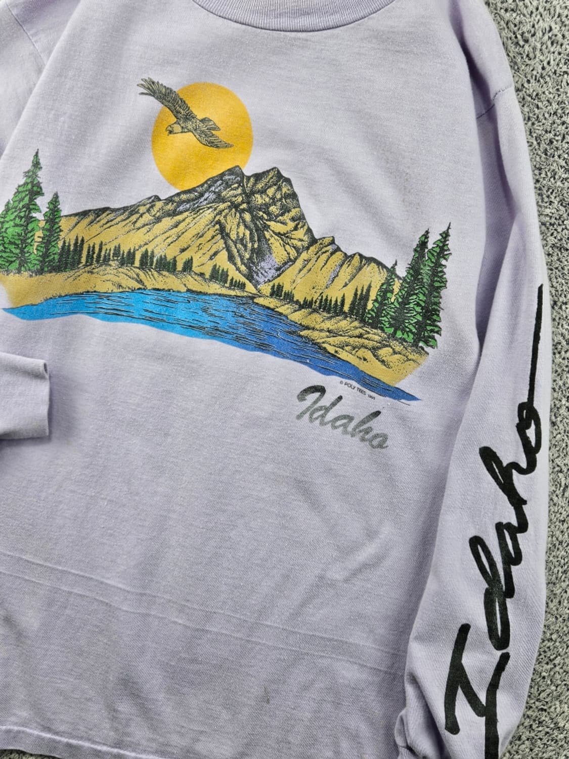 1985 아이다호 빈티지 싱글스티치 롱슬리브 (S추정) / 11952 상품이미지9