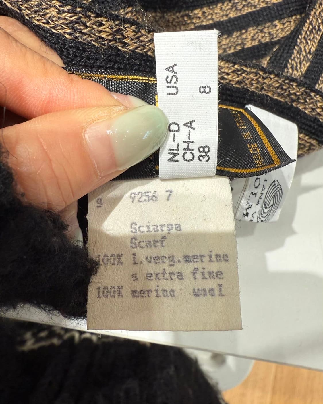 펜디 브라운 주카 머플러  상품이미지6