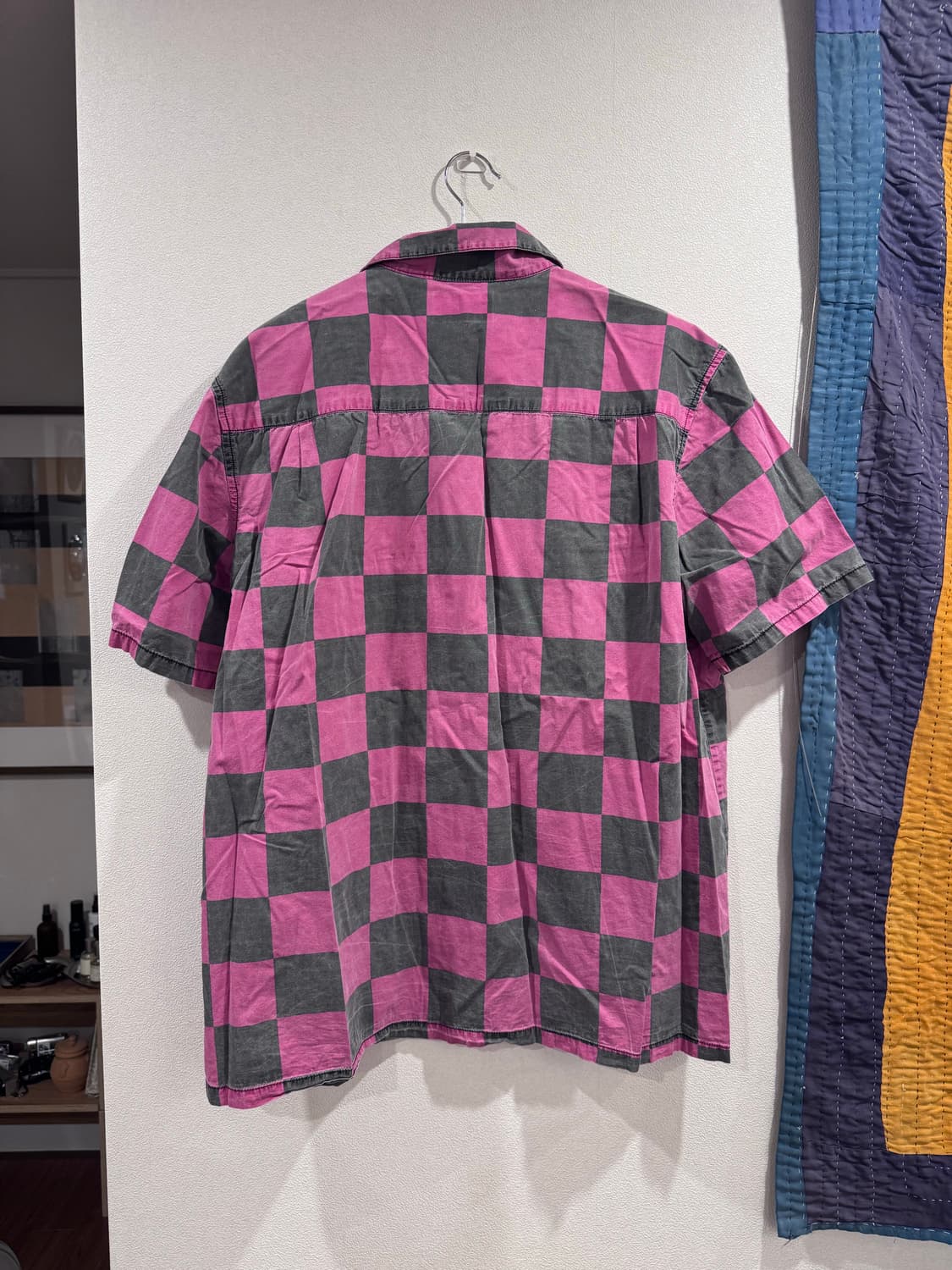 데우스엑스마키나 체커보드 반팔 셔츠 상품이미지5