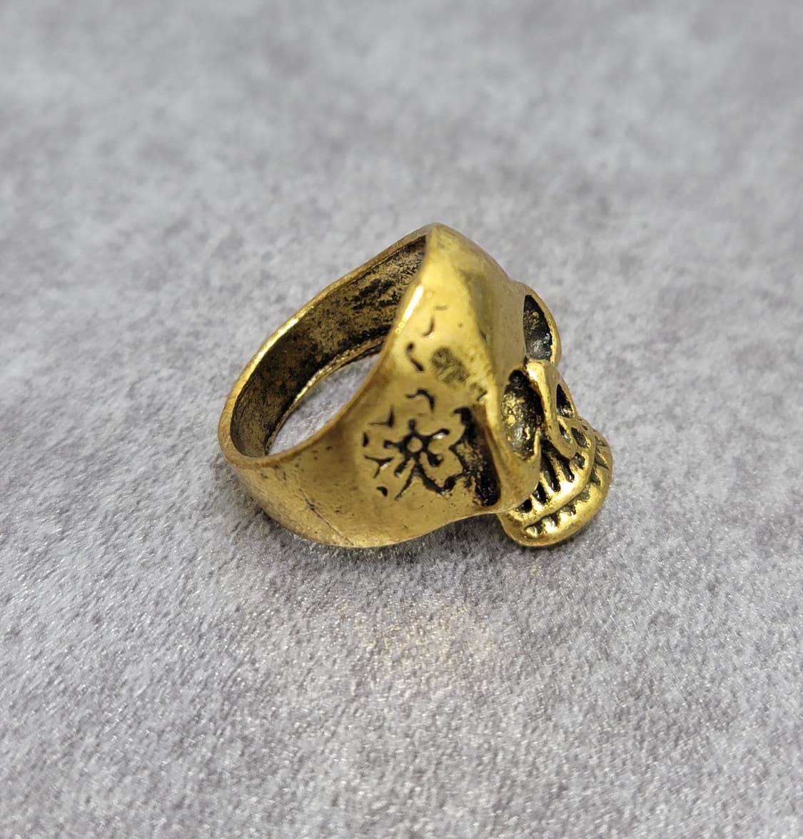 빈티지 스컬 해골반지 상품이미지3