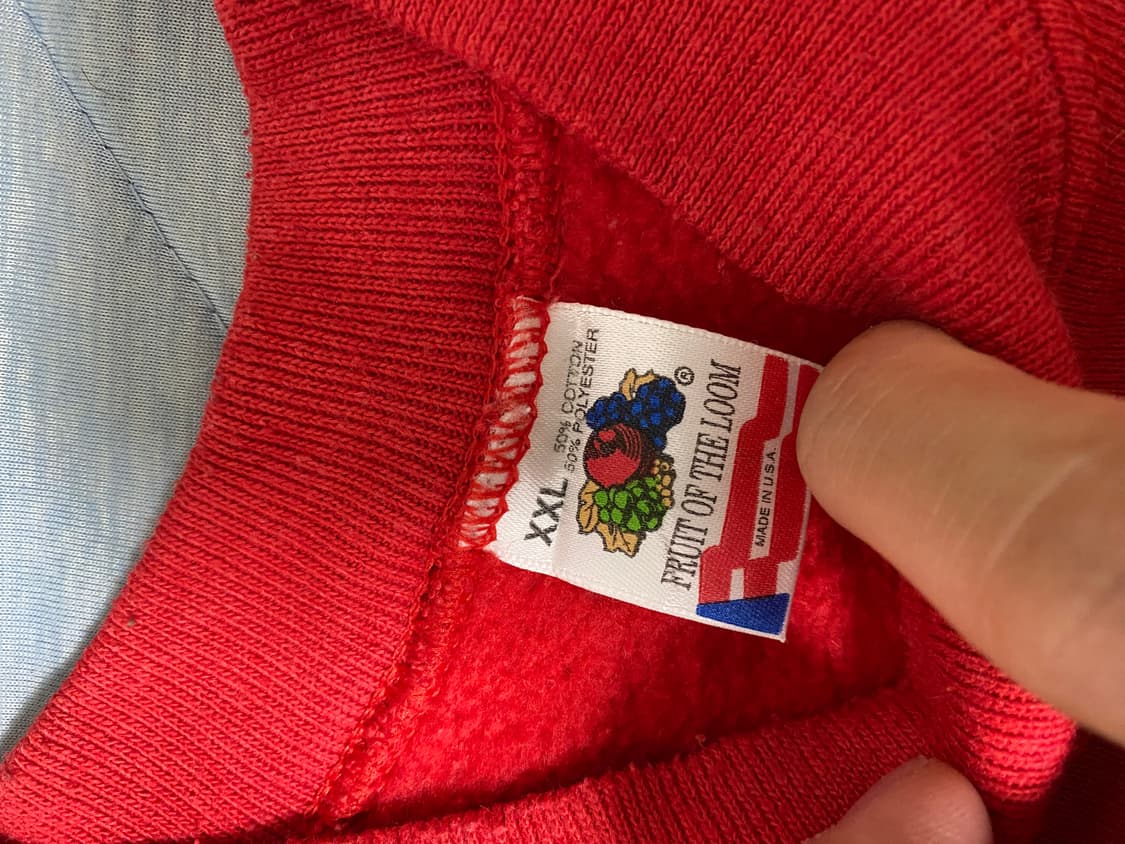 80s Fruit of the Loom Vintage Sweatshirt 상품이미지4