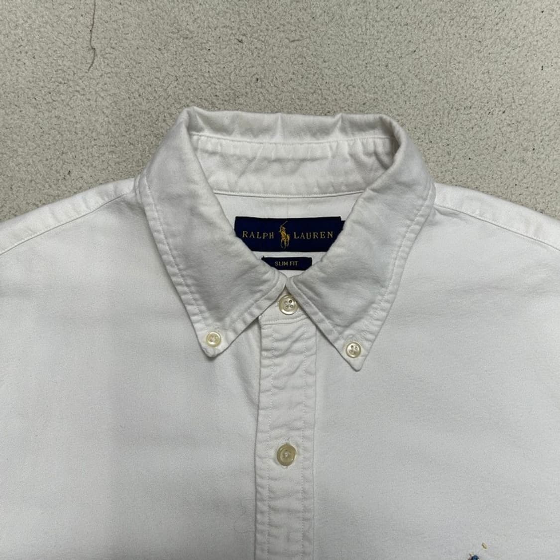 RALPH LAUREN 화이트 셔츠 S 상품이미지5
