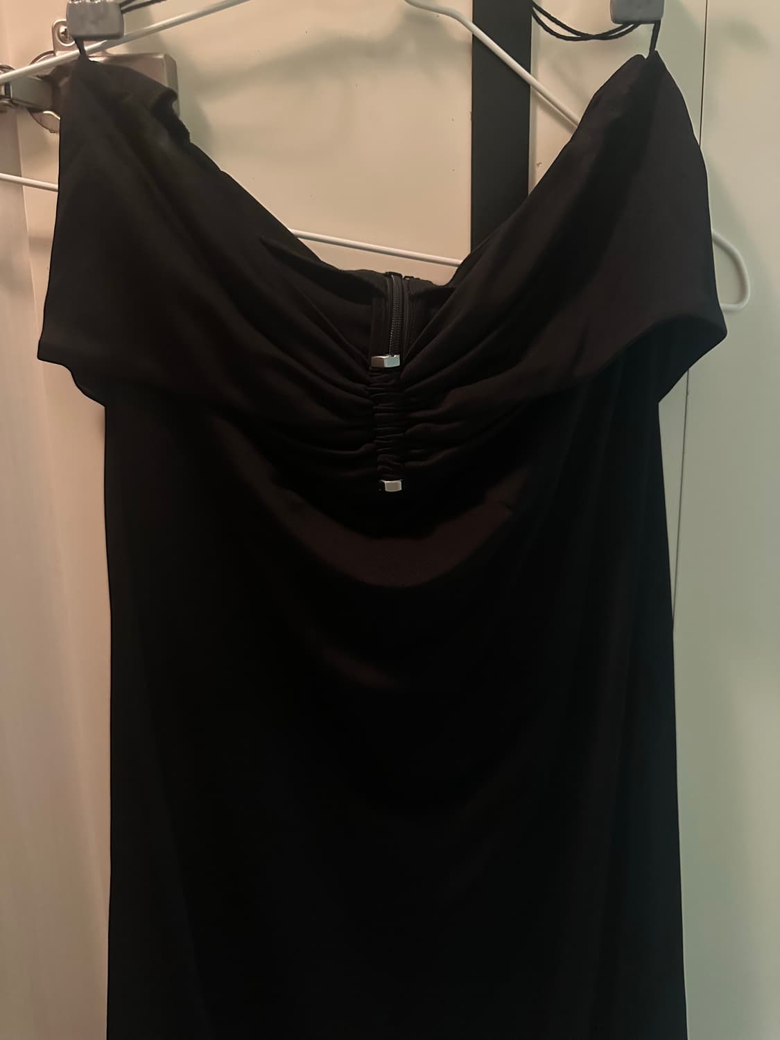 디온 리 dion lee GATHERED BOLT SKIRT BLACK 상품이미지3