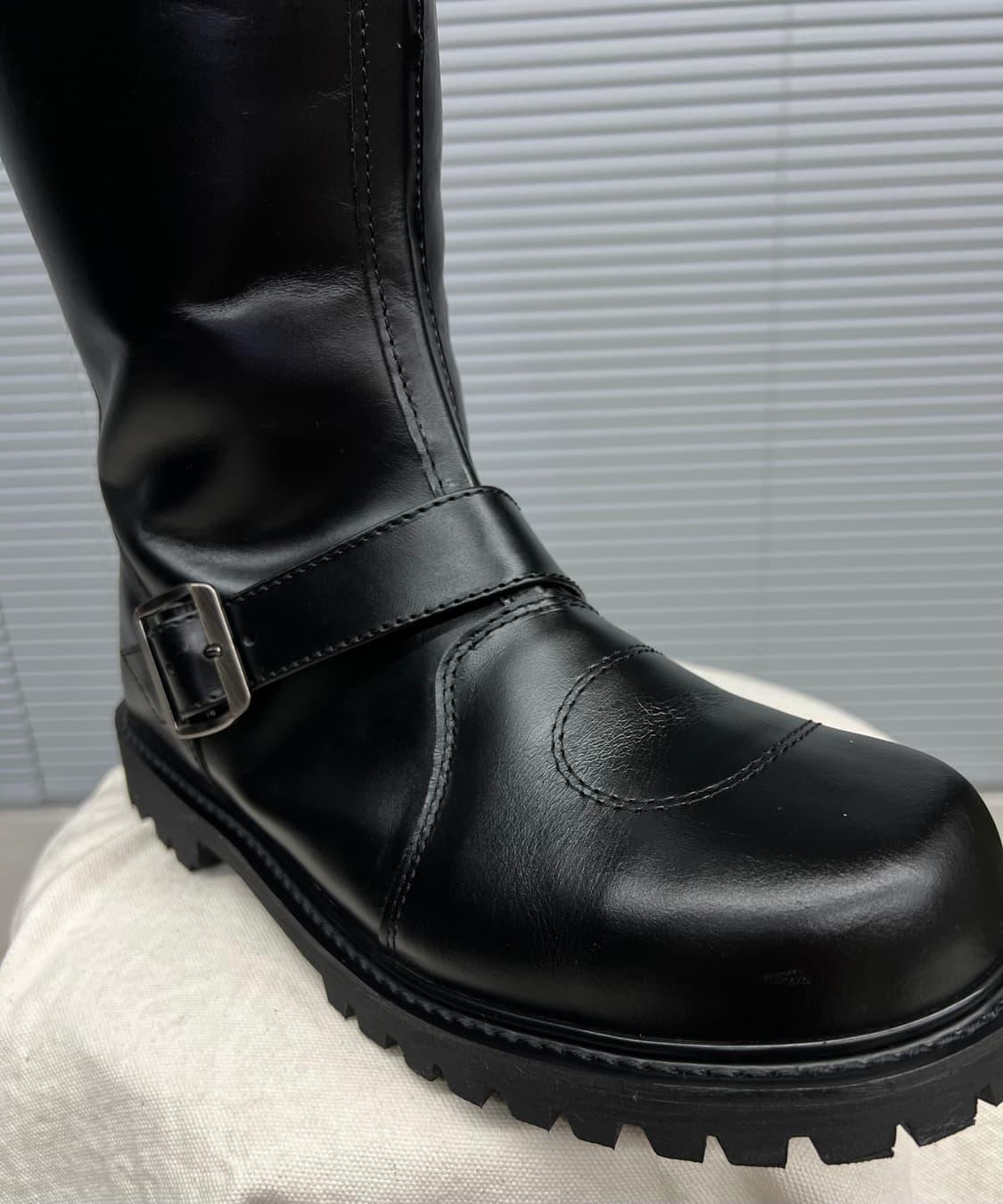 싸이카 라이더 가죽롱부츠 상품이미지2