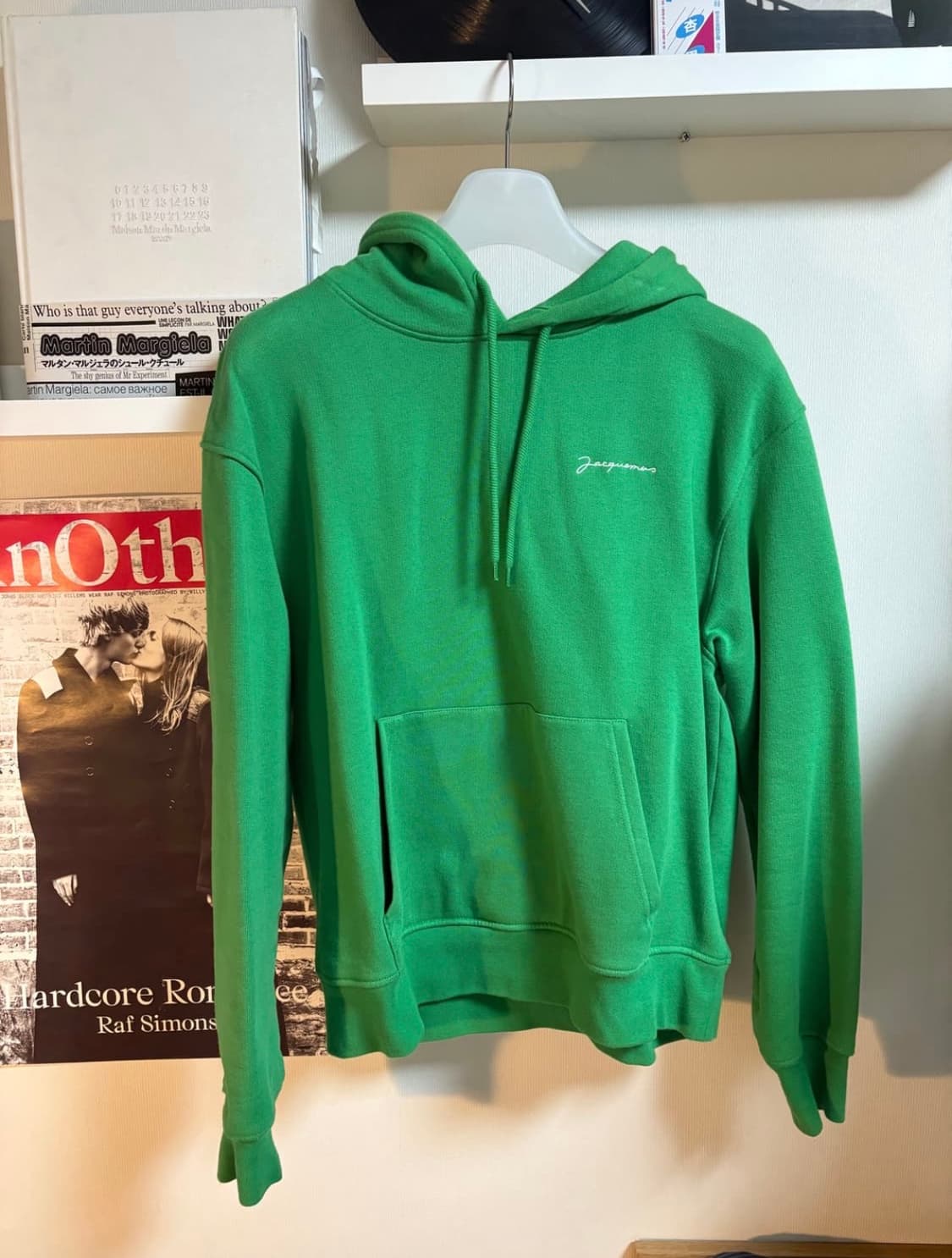자크뮈스 로고 그린후드티  상품이미지1