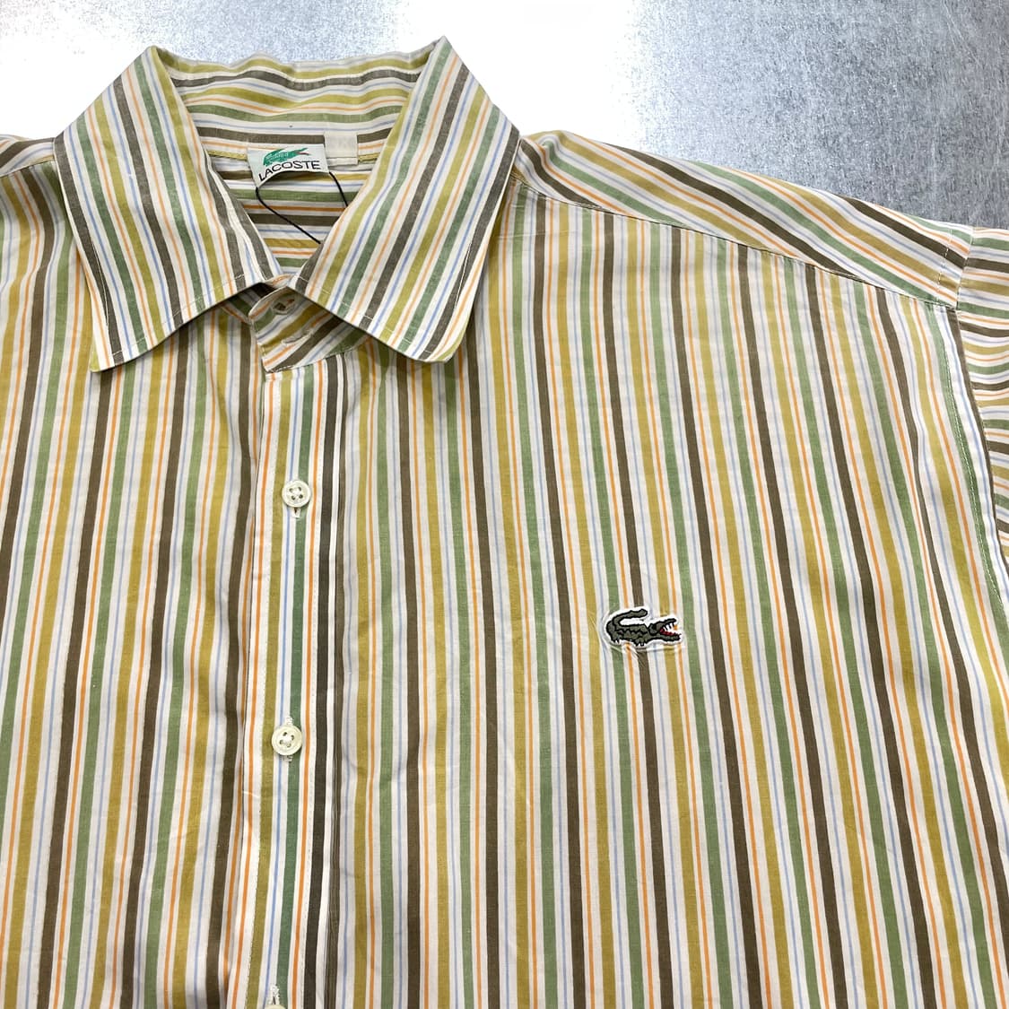 Lacoste 라코스테 스트라이프 반팔 셔츠 상품이미지7