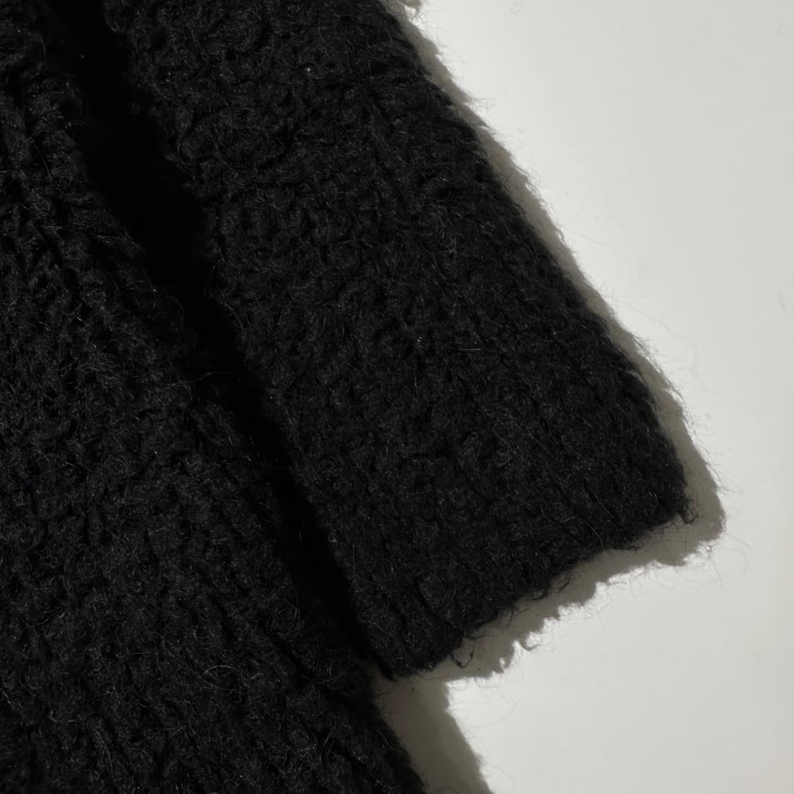 (매장판) 씨 바이 끌로에 울 알파카 니트 코트 블랙 상품이미지9