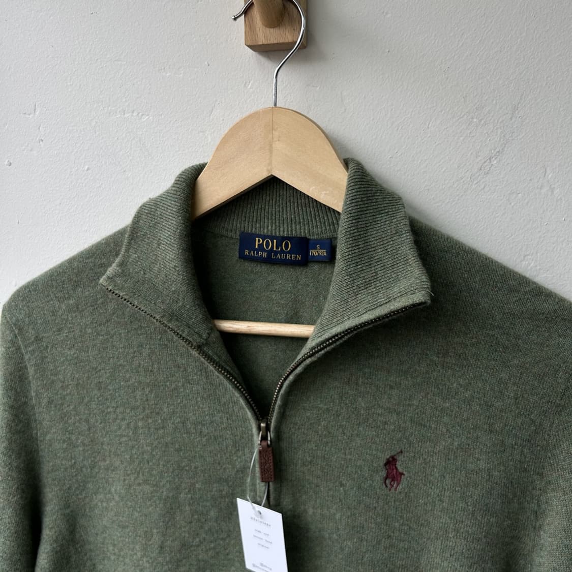 15216 - 폴로 랄프로렌 카키 반집업 니트 상품이미지3