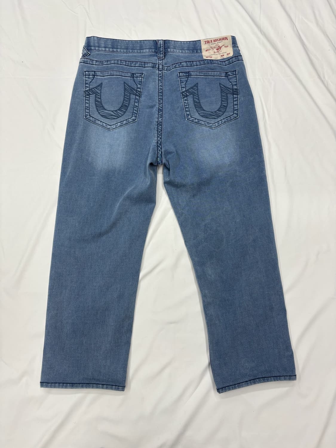 트루릴리전 라이트 워시 데님 팬츠 청바지 상품이미지7