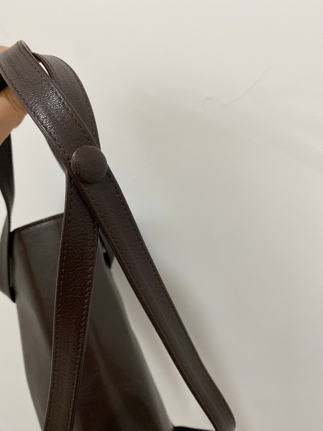 La Bagagerie 딥브라운 스퀘어 숄더백 상품이미지5