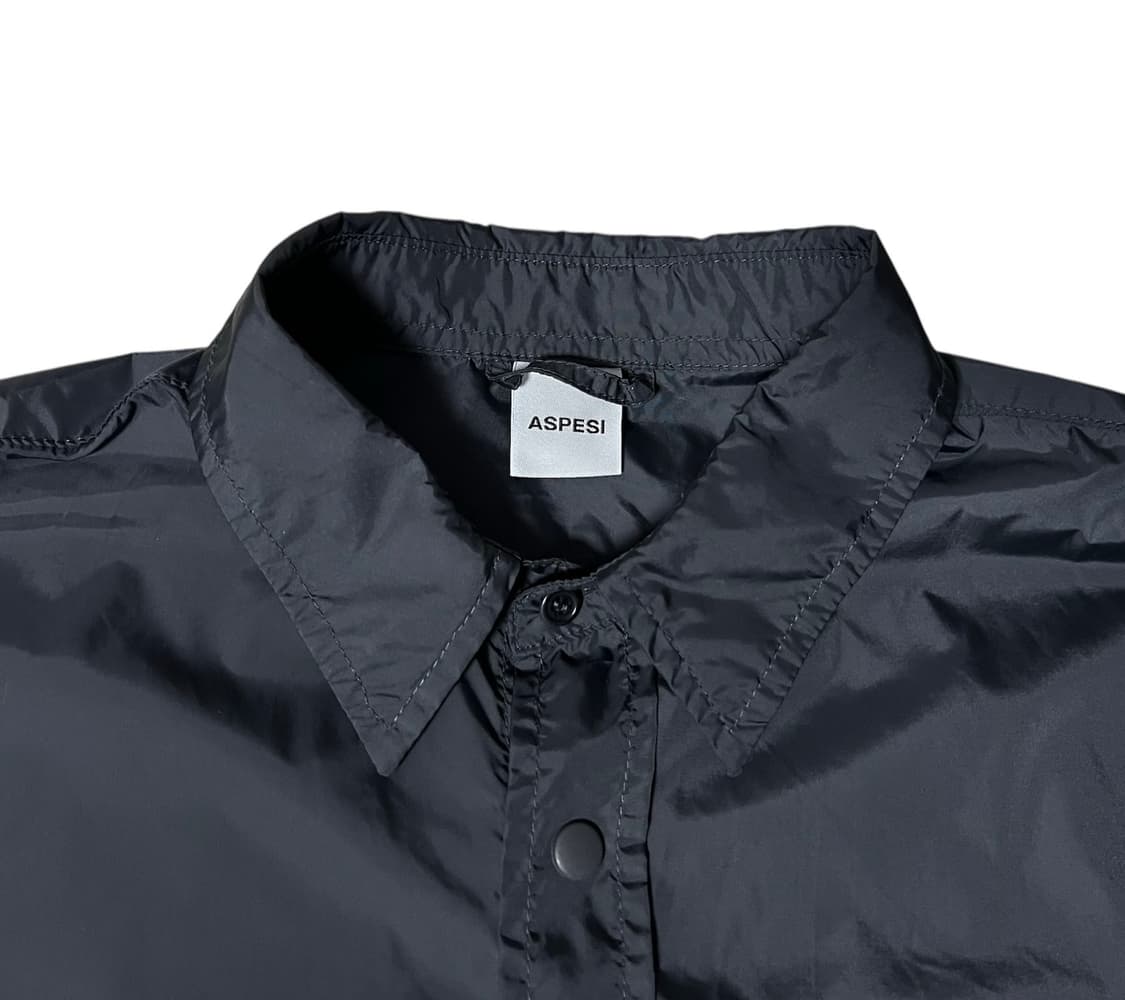 아스페시 바람막이 셔츠 쟈켓  블랙 상품이미지2