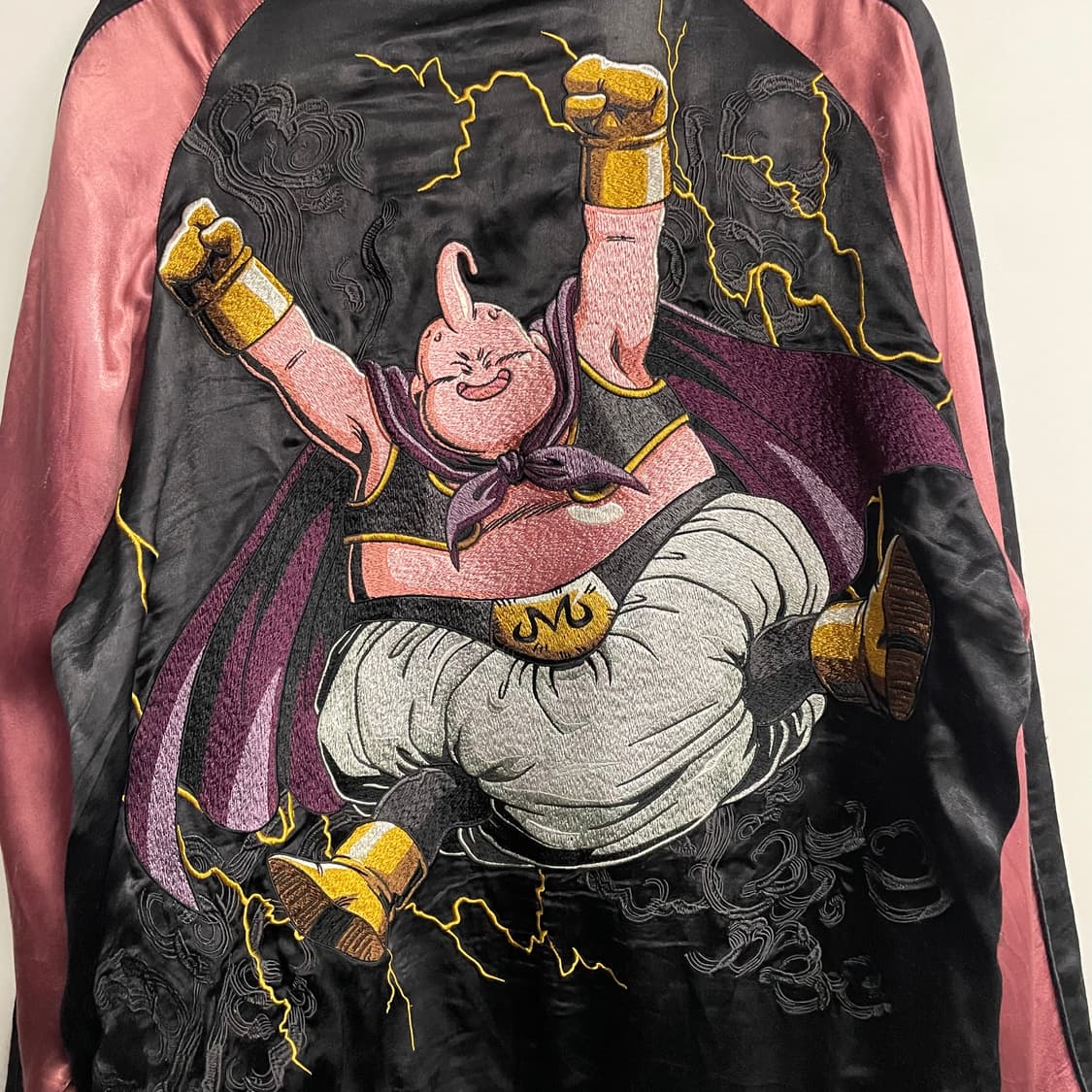 카라쿠리타마시 x 드래곤볼Z 마인부우 리버시블 자수 스카잔 상품이미지7