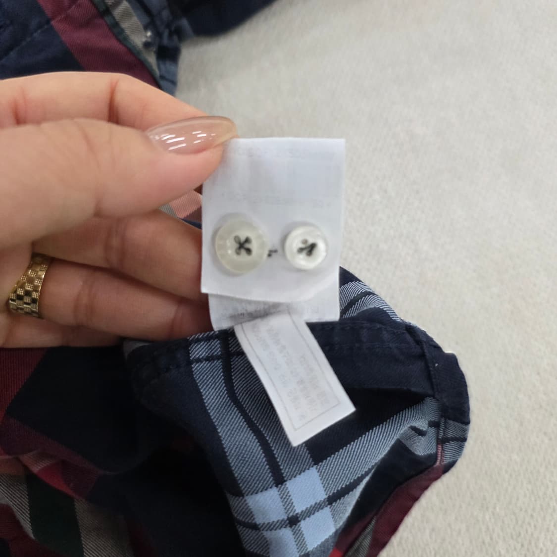 [150] 닥스 키즈 체크 셔츠 남방 0210J 상품이미지5